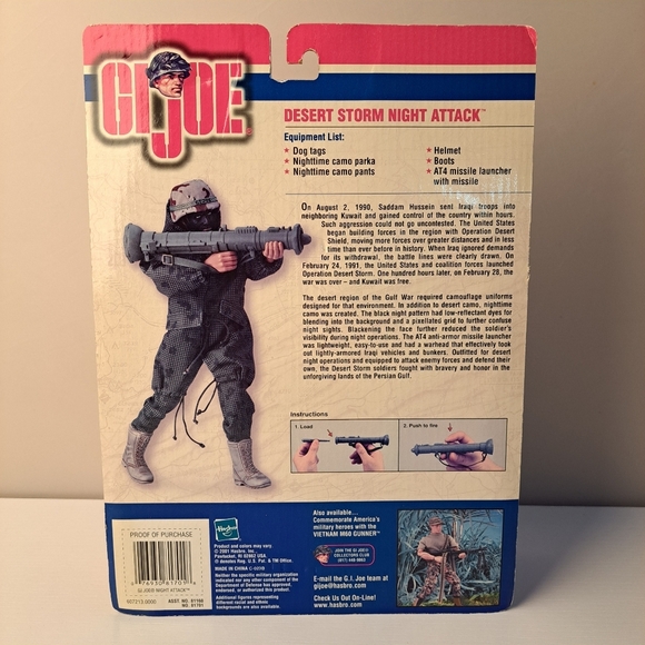 G.I. Joe Desert Storm Night Attack Action Figure Hasbro 2001 - Picture 6 of 7